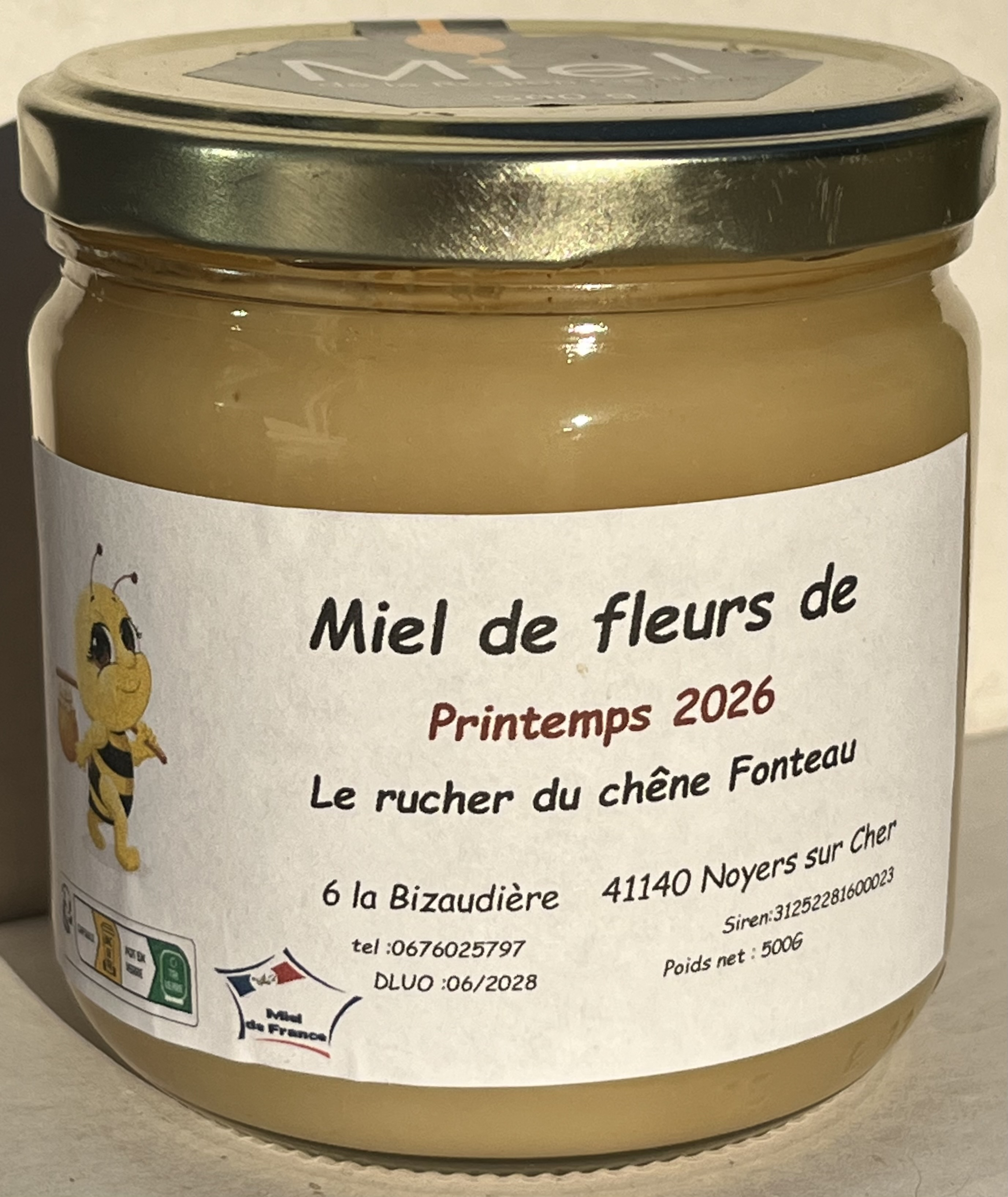 Miel artisanal - Le rucher du Chêne Fonteau